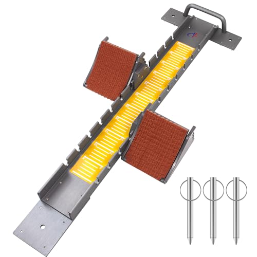 Vaolvpant 35in Starting Blocks with Premium Aircraft-Grade Aluminum 5 Angle Adjustable and Detachable Pedals Ideal for Running Enthusiasts Professional Track and Field Competitions
