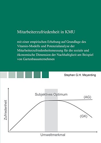 Mitarbeiterzufriedenheit in KMU: mit einer empirischen Erhebung auf Grundlage des Vitamin-Modells und Potenzialanalyse der ... (Berichte aus der Betriebswirtschaft)