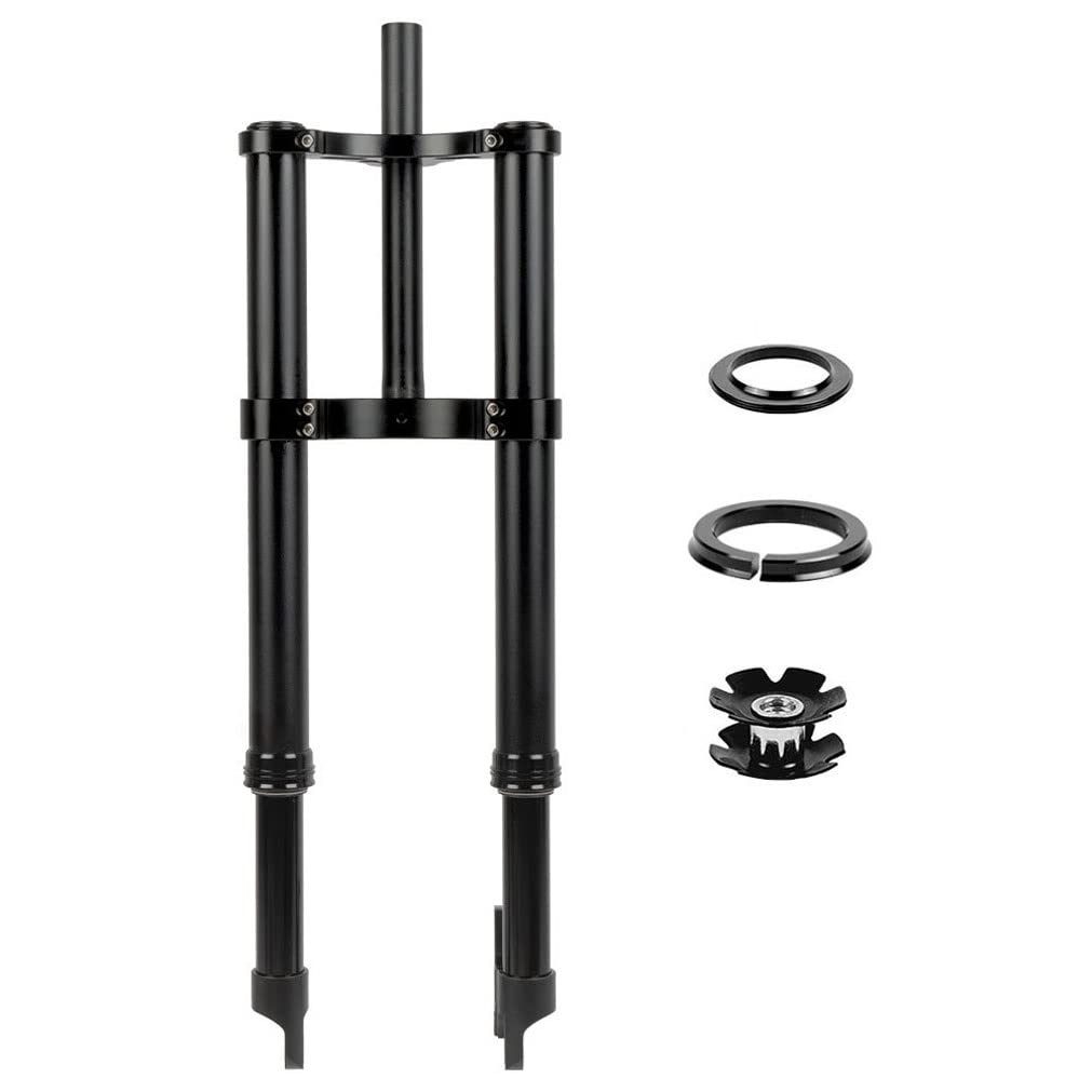 Amazon.co.jp: 20インチ ファットバイクフォーク ダブルショルダー 逆