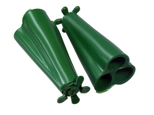5 x Wigwam Grip Holders Holds 3 Garden Canes Safety Protector Plastic