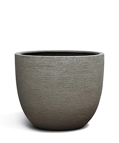 VAPLANTO® Pflanzkübel Egg Pot 70 Macchiato Grau Rund XL * 65 x 65 x 54 cm * 10 Jahre Garantie Cover