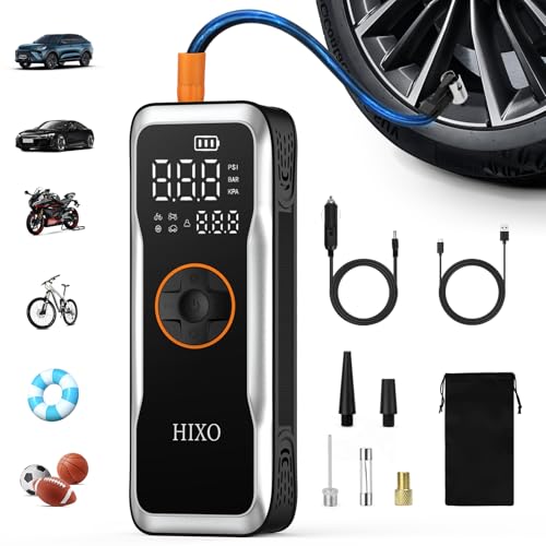 Tire Inflator Portable Air Compressor, 150PSI Air Compressor with Digital