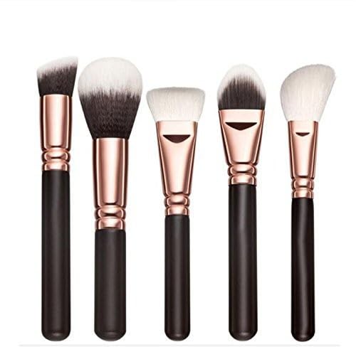 Bro Flame Celebrity Makeup Brush for Womens and Girls|15 PCS Pro Makeup Brushes Set Cosmetic Complete Eye Kit + Case