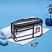 Rough Enough TSA Approved Clear Toiletry Bag Makeup Cosmetic Bag Organizer Toothbrush Case for Shaving Kit Bathroom with Zipper for Men Women Boy Girl Travel Accessories Essentials Trip Airport