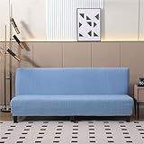 AHYBE Universel Housse De Clic Clac 3/4 Places Extensible Couverture De Canapé-Lit sans Accoudoir Housse De Canapé sans Bras pour Banquette Clic Clac Pliant, Protection De Canapé Salon(D,190-225cm)
