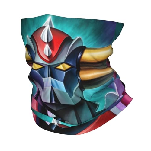 GTTDFASJ Bandanas Multifonctionnels Goldorak Goldrake UFO Robot Bandana Cou Guêtre pour la Randonnée, la Chasse Femmes Hommes Wrap Écharpe Anime Manga Cagoule Chaude