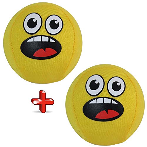 Water Balls Bounce On Water - Pool Ball & Beach Toys for Kids & Adults. Extreme Skipping Fun Games Everyone Will Love. Skip While Swimming, Keep Toddlers / Older Kids Having a Blast (Thrilled, 2 Pack)