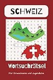 ps4 games kaufen schweiz  Wortsuchrätsel Buch zur Schweiz: Puzzle-Spass für Erwachsene und Jugendliche über Geographie, Essen, Städte im Taschenbuchformat / 110 Seiten / 50+ ... bei Langeweile oder für die Ferien