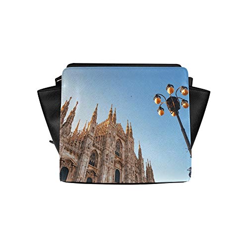 Small Travel Bag For Men Unusual Beautiful Milan Cathedral Satchel Bag Crossbody Bags Travel Bags Duffel Shoulder Bags Luggage For Lady Girl Women Shoulder Bag