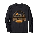 Vintage Central Point, Oregon Mountain Hiking Souvenir Print Long Sleeve T-Shirt