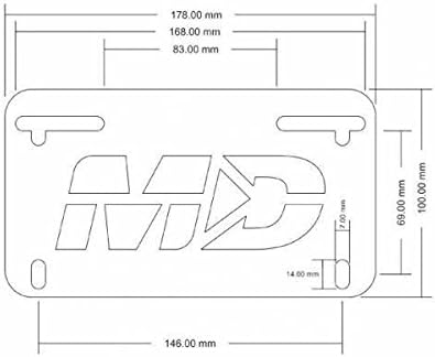 Ninja 1000SX 2020-2024 Ninja 1000 2017-2019 1100SX 2025 + Fender Eliminator Tail Tidy LED Plate Light