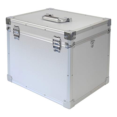 HMF 14802-02 Putzbox, Alu Aufbewahrungsbox, Universalkoffer, 41 x 33 x 36 cm