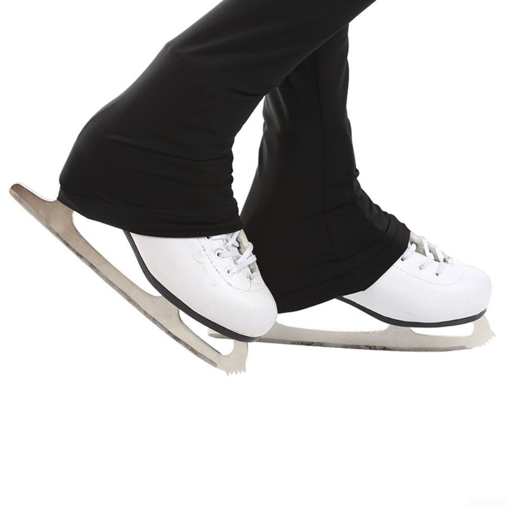 Eiskunstlaufhose mit flexiblen Knien für Kinder und Erwachsene, Nylon-Fleecefutter, spritzwassergeschützt
