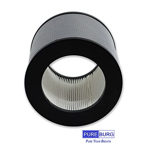 PUREBURG Replacement Filters Compatible with HATHASPACE HARMONY 600 HEPA Air Purifier Part HSE600, 2-Pack H13 True HEPA Activated carbon 2-IN-1 4-Stage Filtration by PUREBURG - Used condition - Image 3