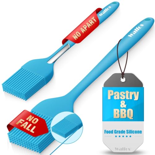 Image of Walfos Silicone Basting Pastry Brush, 600℉ Heat Resistant Pastry Brush for BBQ Grill Baking Kitchen Cooking, BPA Free and Dishwasher Safe