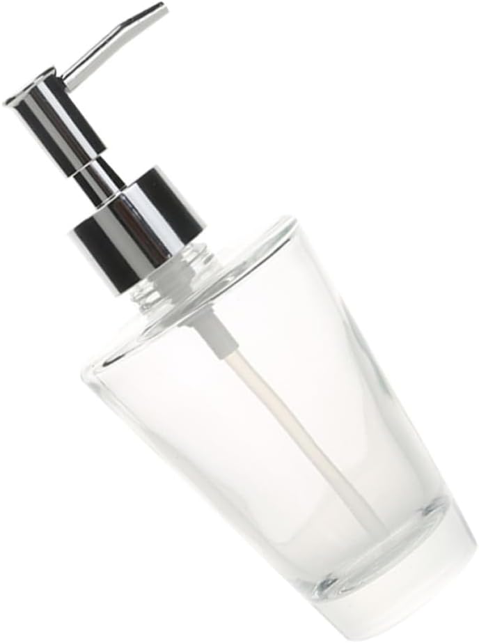 Glass Pump Bottle Lotion Soap Dispenser Refillable Ml