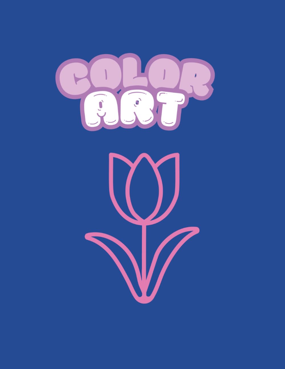 Color Art: Libro da Colorare per Adulti: 50 Fiori Artistici in Stile Vetrata per il Tuo Relax. Disegni Grandi e Facili da Colorare.