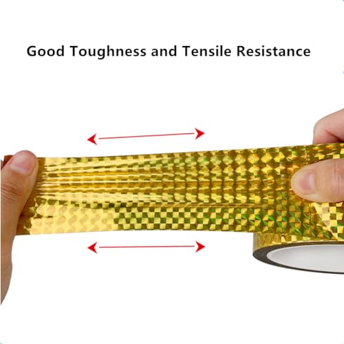 SICCOMA Fita Holográfica Refletiva Autoadesiva Fita Gold Prism Fita Holográfica Refletiva para Mante