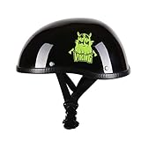 🏍Diseño liviano: el casco de gorro pesa solo 450 gramos, puede reducir la fatiga causada por la presión nerviosa causada por la conducción de larga distancia del viajero.