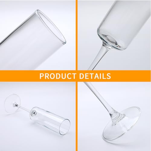 Champagne-Flutes-5ozClear-Champagne-Glasses-Set-of-8Classic-Sparkling-Glasses-Prosecco-Toasting-Champagne-Flute-Glass-for-Home-BarWeddingRestaurant