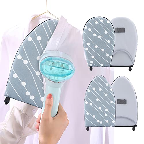 2 Pcs Steamer Ironing Glove For Clothes, Brynnl Steamer Gloves For Steaming, Anti Steamer Glove Heat Resistant Handheld Ironing Board With Finger Loop, Garment Steamer Accessories (Round & Pointed) #TOP11