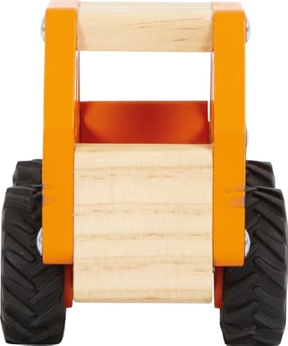 small foot Bagger aus FSC 100%-zertifiziertem Holz, Spielfahrzeug mit Frontlader für Kinder ab 18 Monaten, 12447