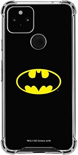 Skinit Clear Phone Case Compatible with Google Pixel 4a 5G - Officially Licensed DC Comics Batman Movie 1989 Logo Design