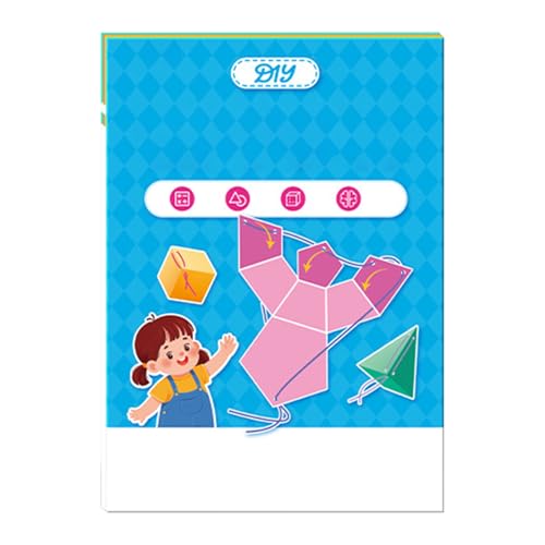 Generisch Libro de Dibujo de Aprendizaje | Libro de Aprendizaje de geometría como Juguete - Práctico Juego Educativo con Modelos geométricos para aulas, Herramientas de enseñanza y promoción de