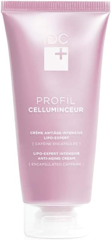 IDC Dermo - PROFIL CELLUMINCEUR - Lipo-expert Intense Moisturizing Anti-Age Body Cream - Improves Skin Elasticity - All Skin Types - 150 mL / 5 fl. oz.