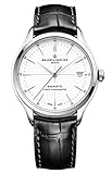 Baume et Mercier Clifton Baumatic Automatic Men's Black Leather Watch 10518