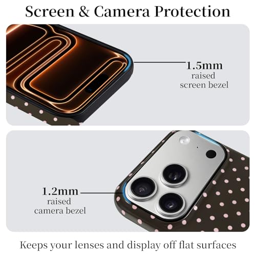 Coque iPhone 17 Pro Max cadeau idéal à pois mignons, style MagSafe chic PAKESI - 7