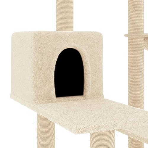 Arbre à chat stable de 82 cm pour chat d'appartement - 7