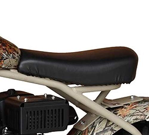 AlveyTech Black Vinyl Seat for the Coleman CT200U-EX Mini Bike