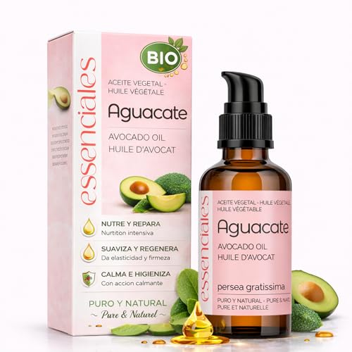 Sérum de Aguacate 100% Puro - Aceite Natural 100ml | Nutrición Intensiva | Piel Seca y Madura | Cabello Dañado | Hidratación Profunda