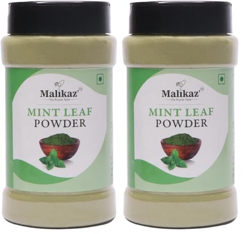 Image of Malikaz' The Royale Taste Mint | Pudhina Leaf Powder, 150 g (Pack of 2)