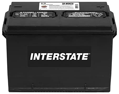 Interstate Batteries Group 78 Car Battery Replacement (M-78) 12V, 680 CCA, 18 Month Warranty, Replacement Automotive Battery for Cars, Trucks, SUVs and Minivans