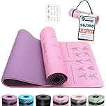 OUTDOUSE Tappetino Yoga,Tappetino Palestra TPE,Yoga Antiscivolo,Pilates,per Palestra,Pilates,Fitness,Sport,Yoga Mat con Tracolla Stoccaggio,183x61cm