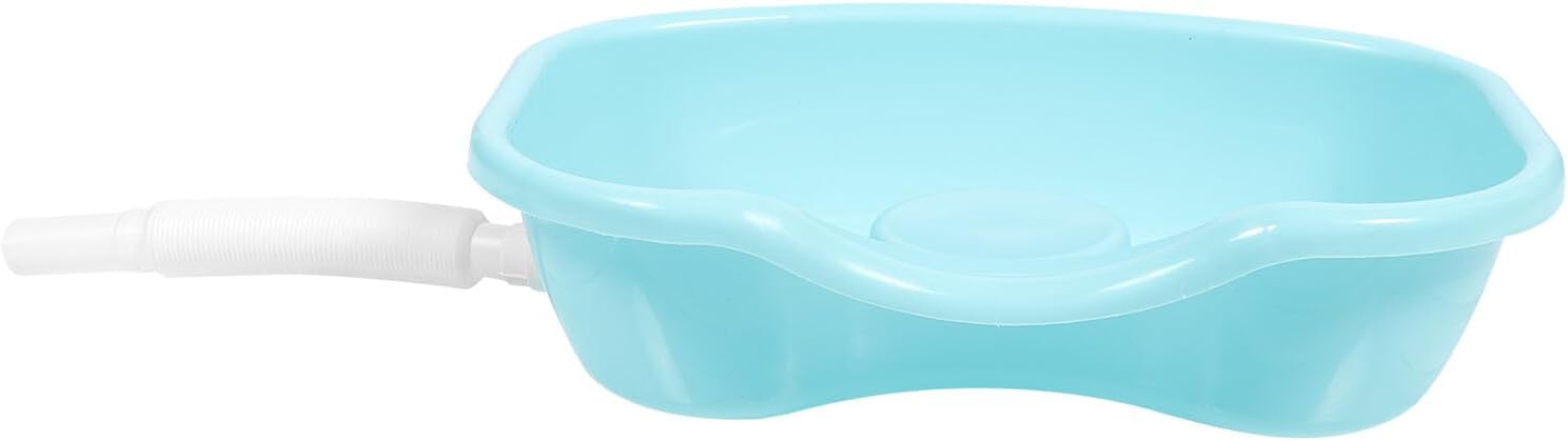 Household Shampoo Basin for Elderly Disabled Pregnant Bedridden Use Hair Washing Tray with Comfortable Design for at-Home Hair Care and Convenient Washing Green