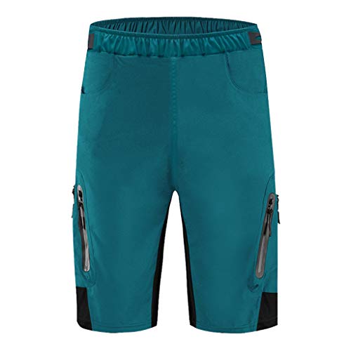 LEIPUPA Calções de Ciclismo com Ajuste Largo. Roupa Interior de Corrida de Bicicleta Meia Calça com