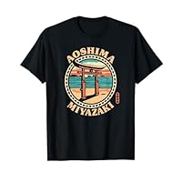 青島宮崎ジャパン サーフィン 青島神社 日本語漢字 Tシャツ