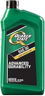 Quaker State 550035190 Heavy Duty SAE 30 Lubricant Motor Oil - 1 Quart
