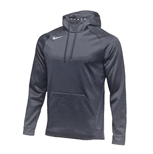 Nike Therma Men's Fleece Pullover Training Hoodie Hooded Sweatshirt, Anthracite, Small