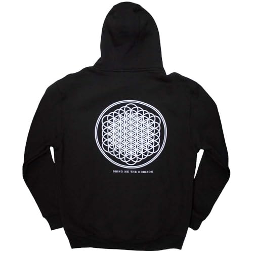 Bring Me The Horizon Flower Of Life Pullover Sweat-Shirt À Capuche Size S