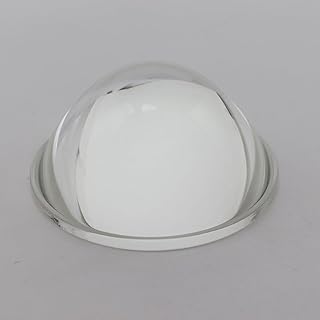 AMNOUR 1PC 52mm Optical Glass Aspheric LED Condensing Lenses Focal Length 26mm Plano Convex Lens DIY Spotlight Lamp Lentes