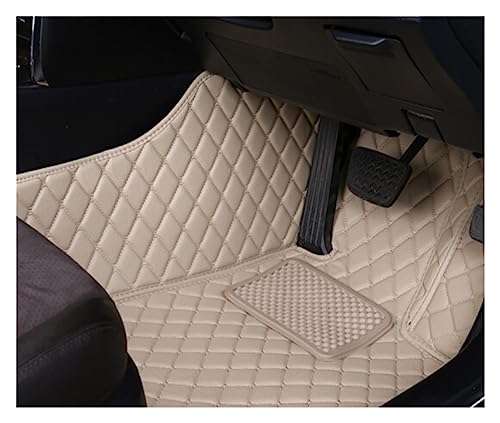 Tapis de sol de voiture beige pour trajets quotidiens Accord RHD 04-07