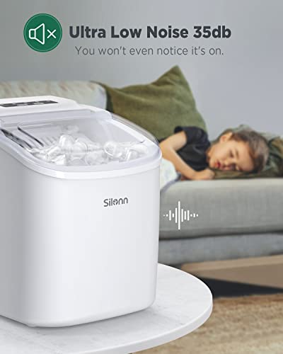 Image of Silonn Ice Maker Machine Countertop with Handle