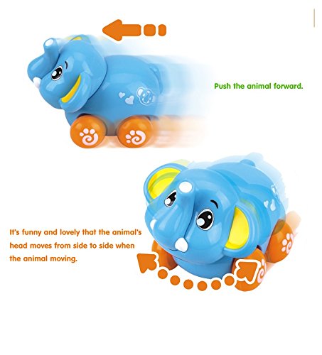 Image of Toyshine Unbreakable Moving Animal Car Toy Set, Pack of 8