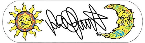 Stickers rétro réfléchissant latéraux pour Casque de Moto Valentino Rossi Signature (Pack de 2)