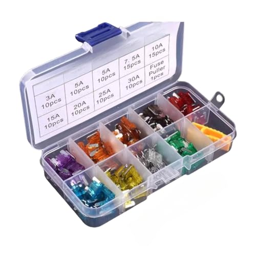 Mini fusible auto petit et moyen format 2A à 40A en boîte de 100pcs pour voiture