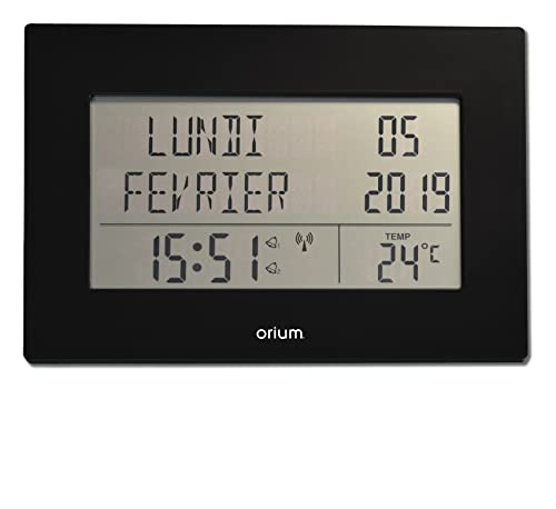 Horloge calendrier Radio contrôlée Memento